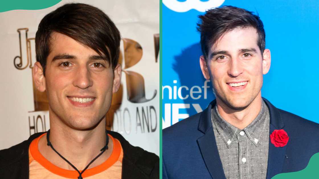 Jonathan Chase attends a holiday party at Privilege (L). The actor arrives at an event in Los Angeles, California (R)
