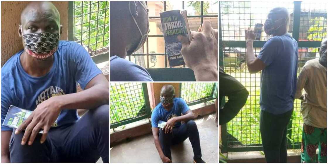 Baba Ijesha waits for court hearing. Baba Ijesha waits for court hearing.