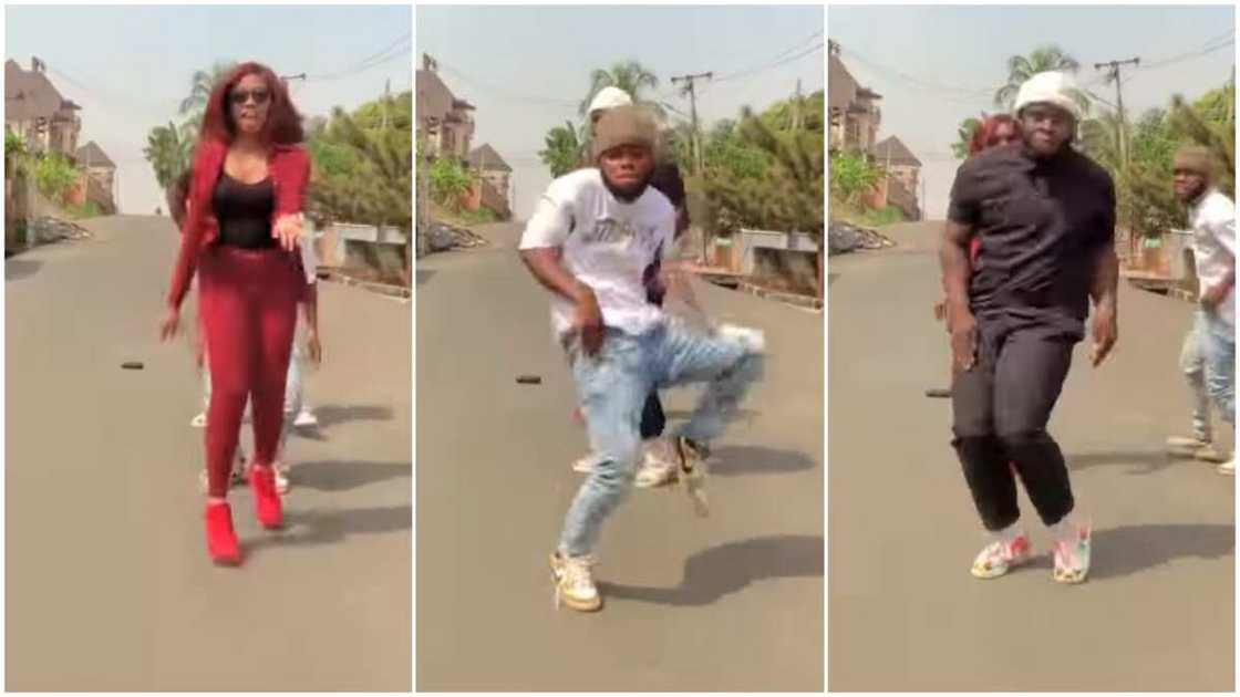 Many people found his moves funny. Many people found his moves funny.