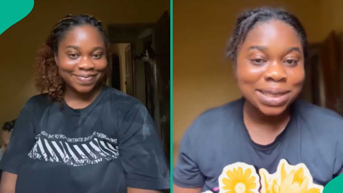 A Nigerian woman cries online after her husband told her to stop creating content.