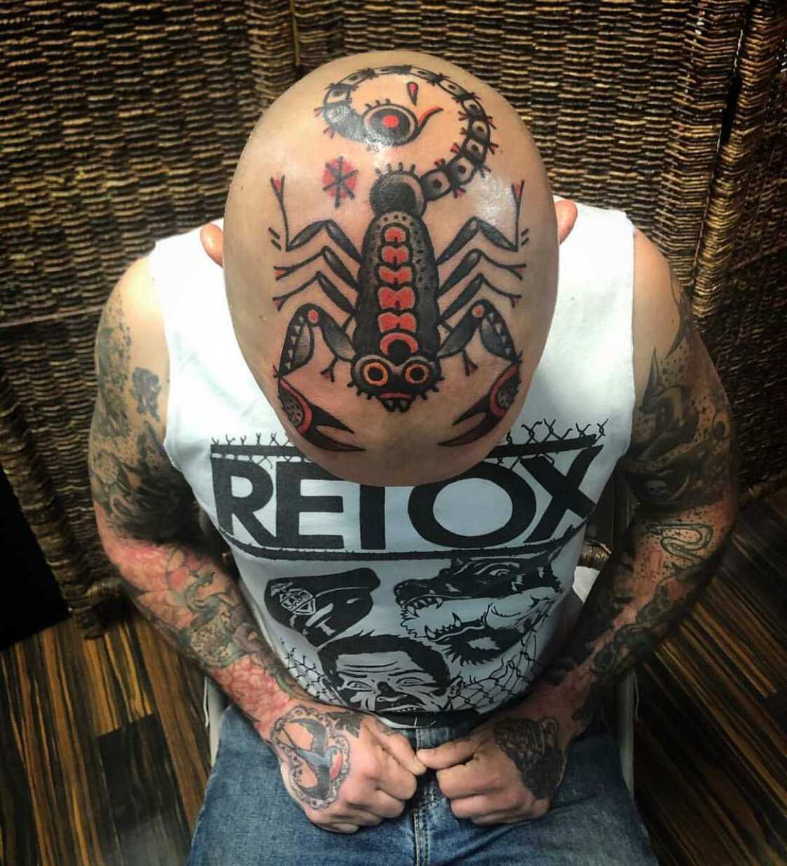 Scorpion tattoo design