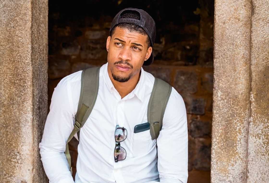 Cinematographer Christian Adkins stares on during a film shooting session Cinematographer Christian Adkins stares on during a film shooting session