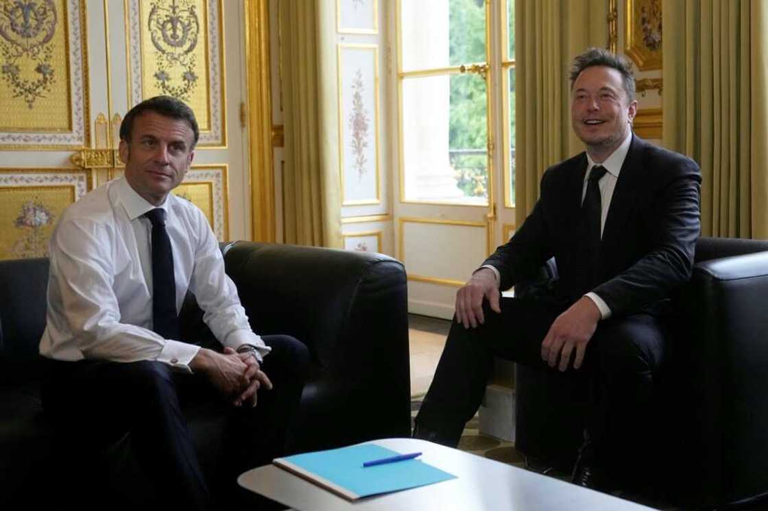 Musk and Macron held talks in May Musk and Macron held talks in May