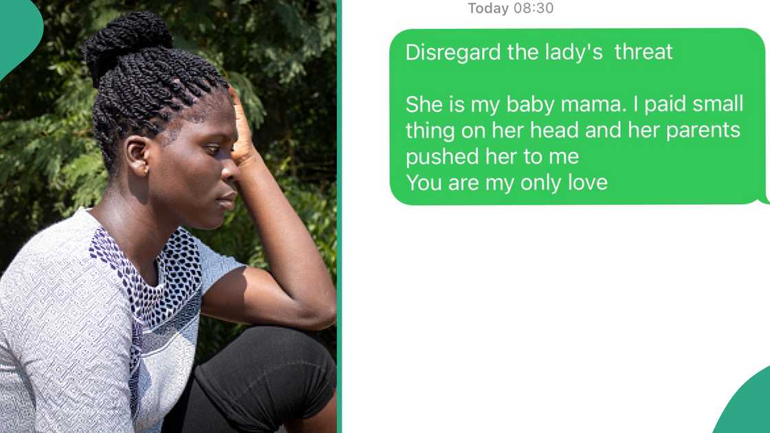 Woman heartbroken, shares shocking text message she found on her husband's phone