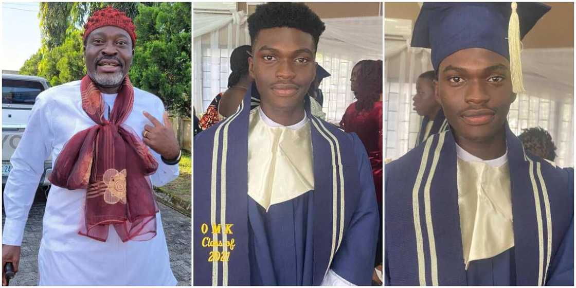 Kanayo O. Kanayo and his son Kanayo O. Kanayo and his son