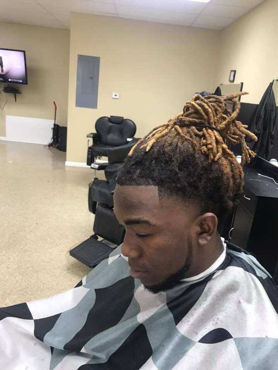 Dreadlocks with drop fade Dreadlocks with drop fade