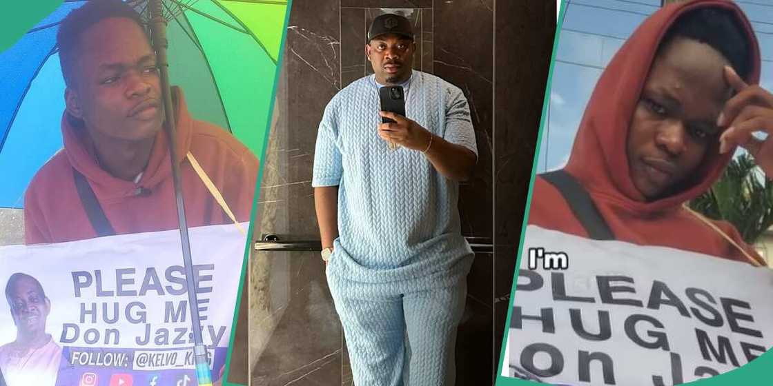Photos of Don Jazzy and Kelvin hug boy Photos of Don Jazzy and Kelvin hug boy