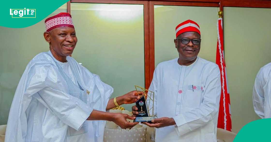 Gwamna Abba da Kwankwaso. Gwamna Abba da Kwankwaso.