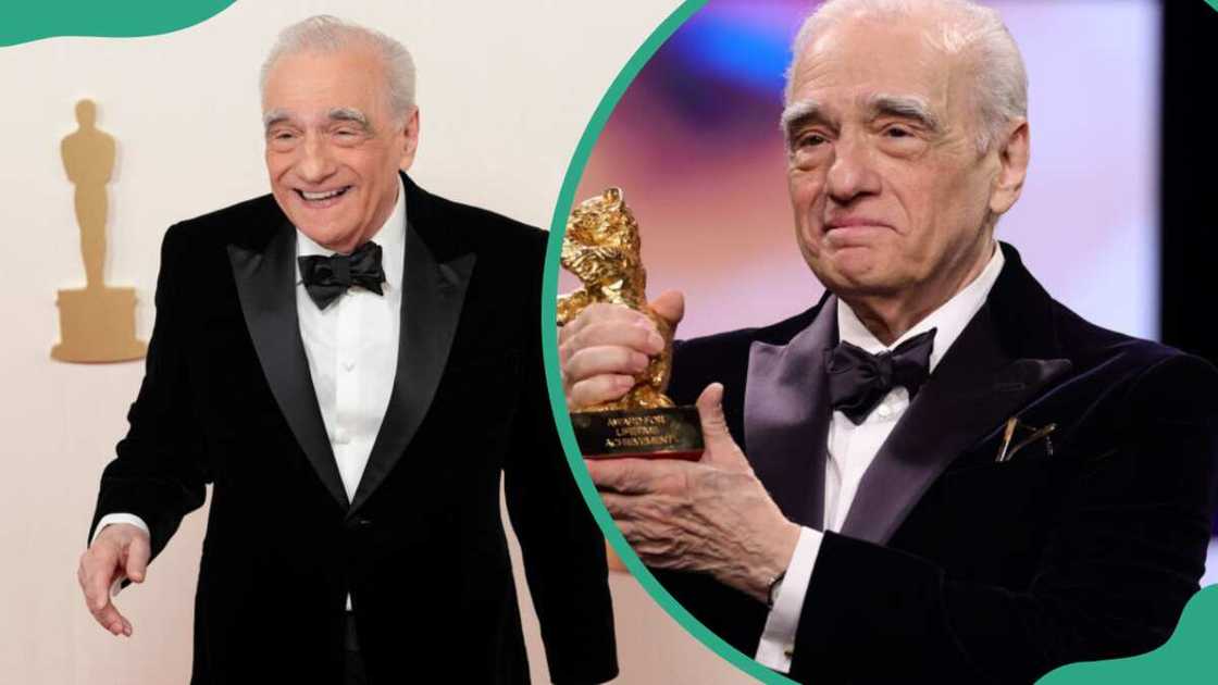 Martin Scorsese during an Oscar even and also accepting the Honorary Golden Bear award.