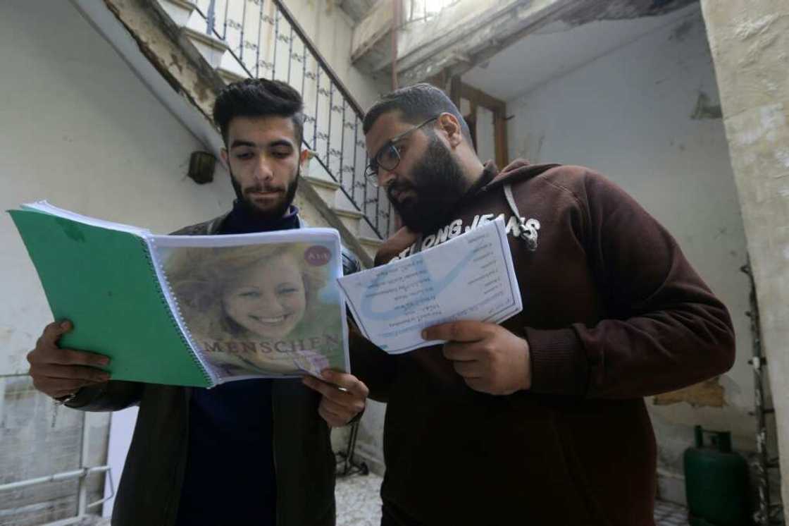 Since the Syrian war broke out in 2011, dozens of new German language centres have sprung up in the country's government-controlled areas Since the Syrian war broke out in 2011, dozens of new German language centres have sprung up in the country's government-controlled areas