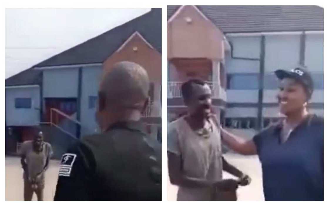 Bidiyo: Tsofaffin daliban UNIJOS sun nemo abokinsu da ya haukace, sun masa sha tara ta arziki