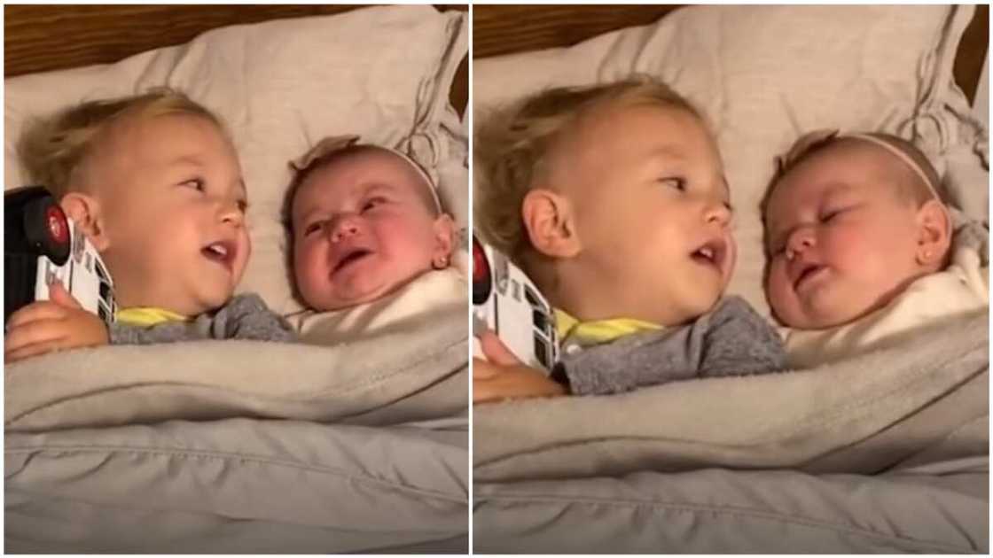 The brother asked his sibling to take a deep breath.
Photo source: YouTube/Good Morning America