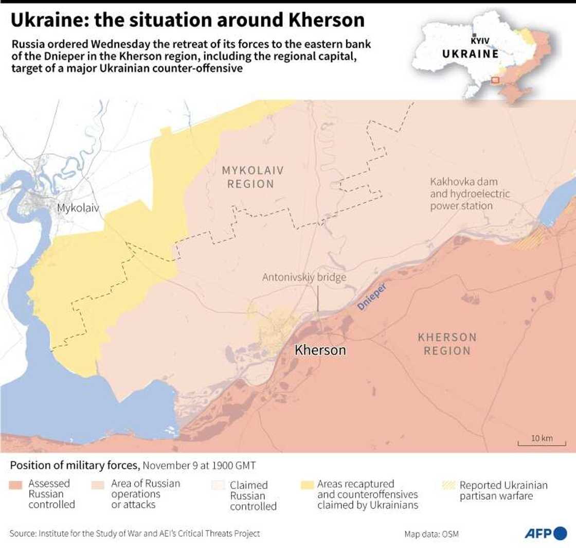 Ukraine: the situation around Kherson Ukraine: the situation around Kherson