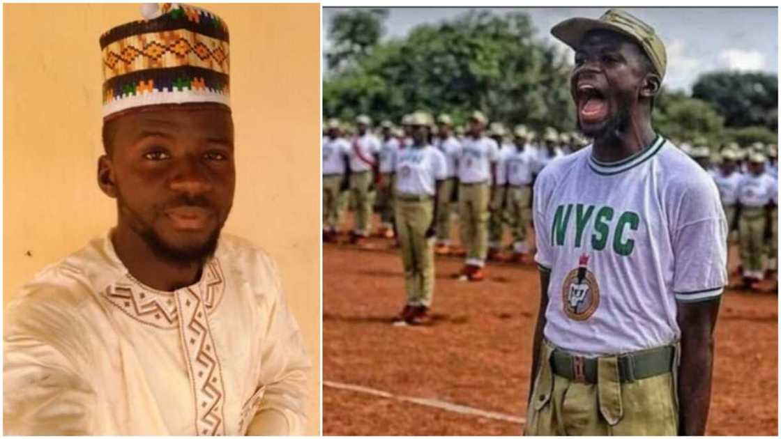 Nigerian man whose passionate NYSC parade photo went viral finally speaks, says he's doing well Nigerian man whose passionate NYSC parade photo went viral finally speaks, says he's doing well