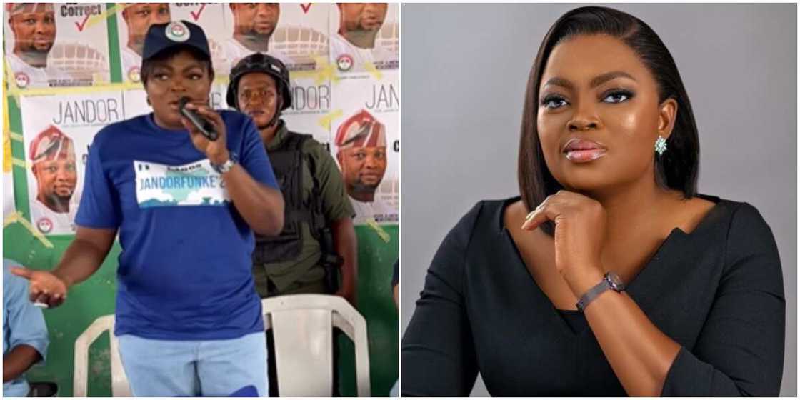 Funke Akindele campaigning to Lagos people, Funke Akindele Funke Akindele campaigning to Lagos people, Funke Akindele