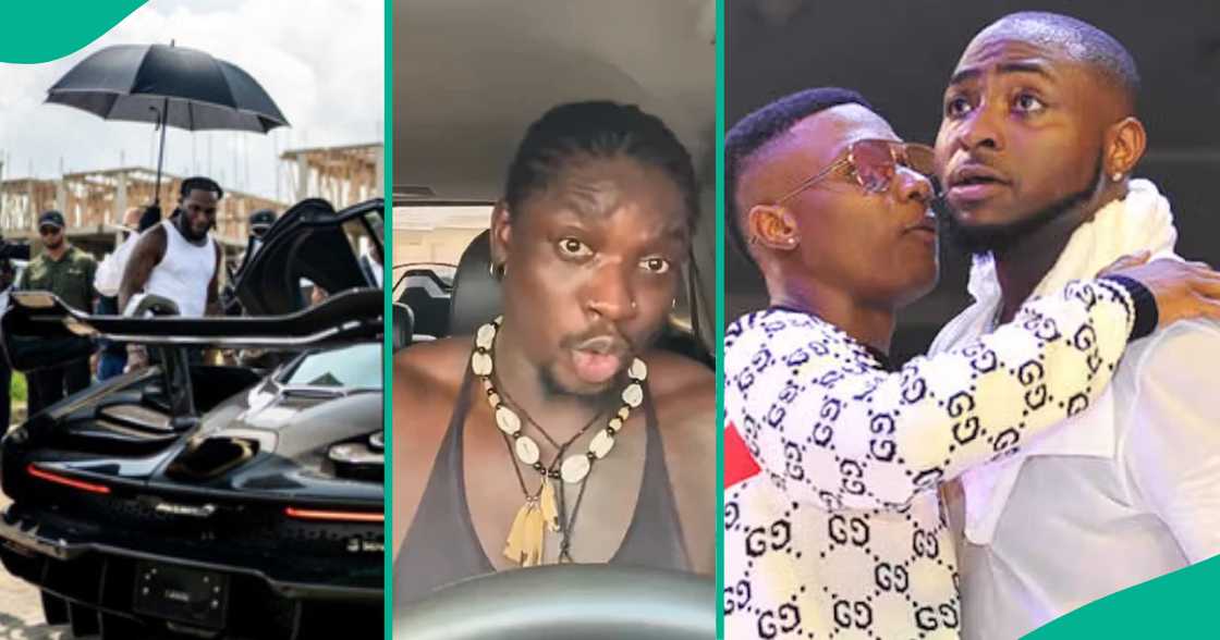 Social media critic VeryDarkMan calls out Burna Boy, Davido, and Wizkid over their lavish spending. Social media critic VeryDarkMan calls out Burna Boy, Davido, and Wizkid over their lavish spending.