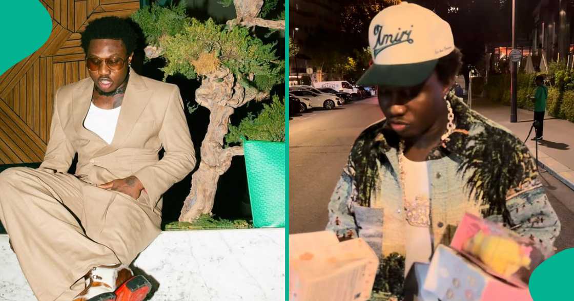 Zlatan Ibile buys the viral Labubu toy. Zlatan Ibile buys the viral Labubu toy.