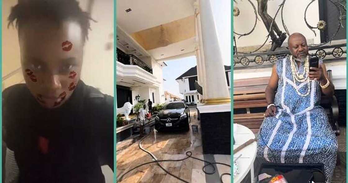 Man flaunts his father's two mansions in Enugu Man flaunts his father's two mansions in Enugu