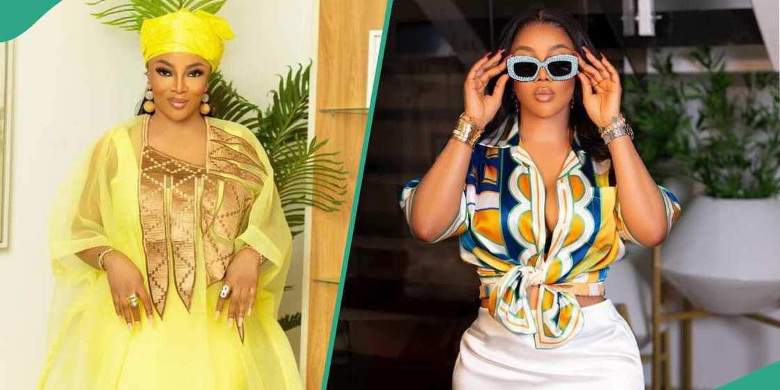 Toke Makinwa adorns green dress