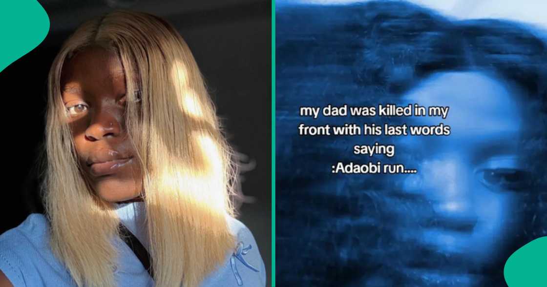 Lady shares her late dad's last 2 words before he was killed in her presence Lady shares her late dad's last 2 words before he was killed in her presence
