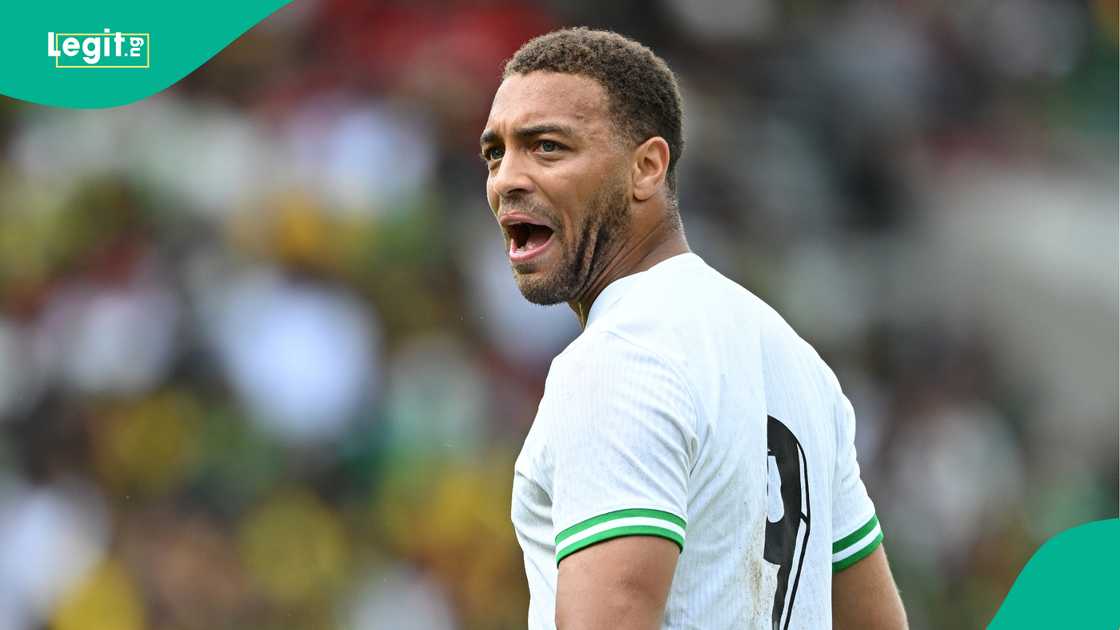 Cyriel Dessers, Super Eagles, Nigeria, Black Stars, Ghana, Gtech Community Stadium, Brentford, London, England, Unity Cup. Cyriel Dessers, Super Eagles, Nigeria, Black Stars, Ghana, Gtech Community Stadium, Brentford, London, England, Unity Cup.