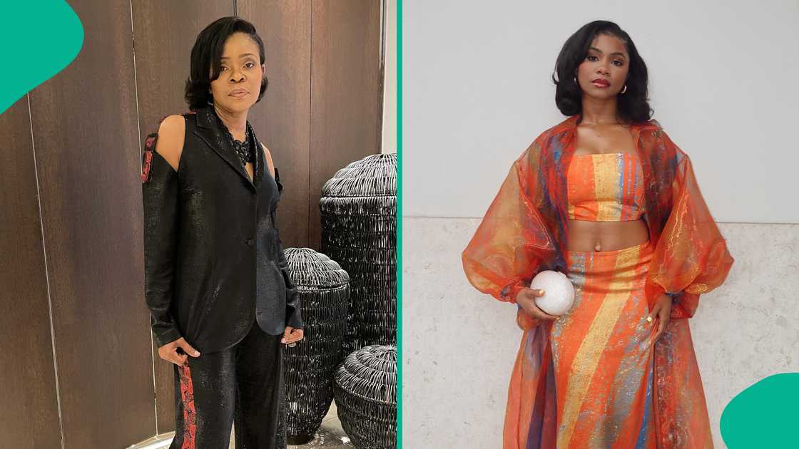 Deola Sagoe responds to Hafsah's claim over Yhemo Lee's wife's dress Deola Sagoe responds to Hafsah's claim over Yhemo Lee's wife's dress