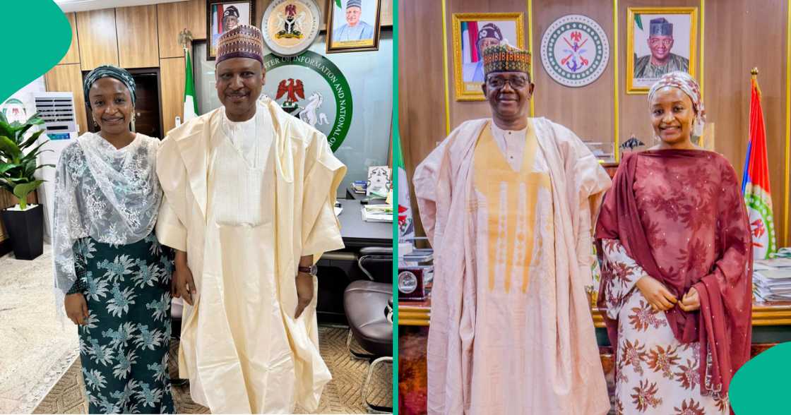 Rahama Sadau ta gana da ministoci Rahama Sadau ta gana da ministoci