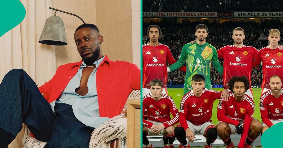 Adekunle Gold shares dream about Manchester United in new post.