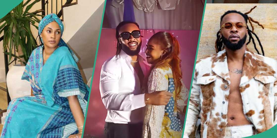 Flavour with his baby mama Sandra Okagbue Flavour with his baby mama Sandra Okagbue