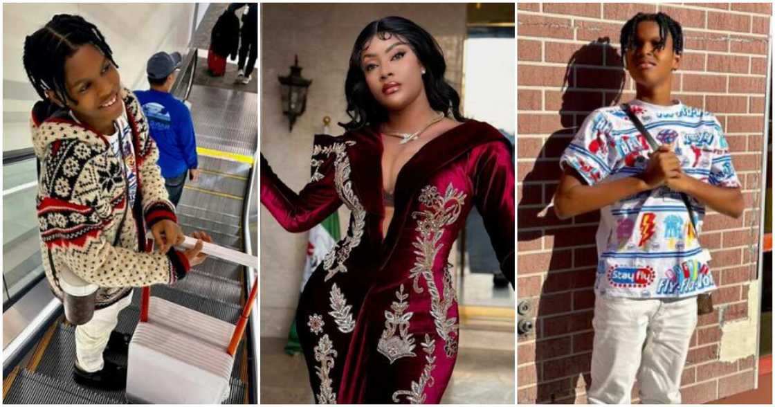 Angela Okorie shares rare photos of her grown son.