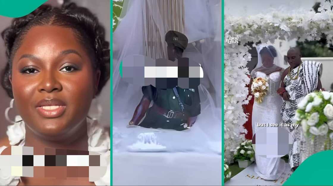 Bride sparks emotions after honoring late dad on her wedding day