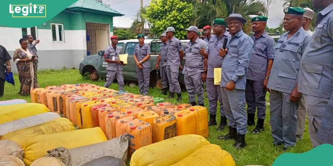 Yadda hukumar kwastam ta kama man fetur a baya Yadda hukumar kwastam ta kama man fetur a baya