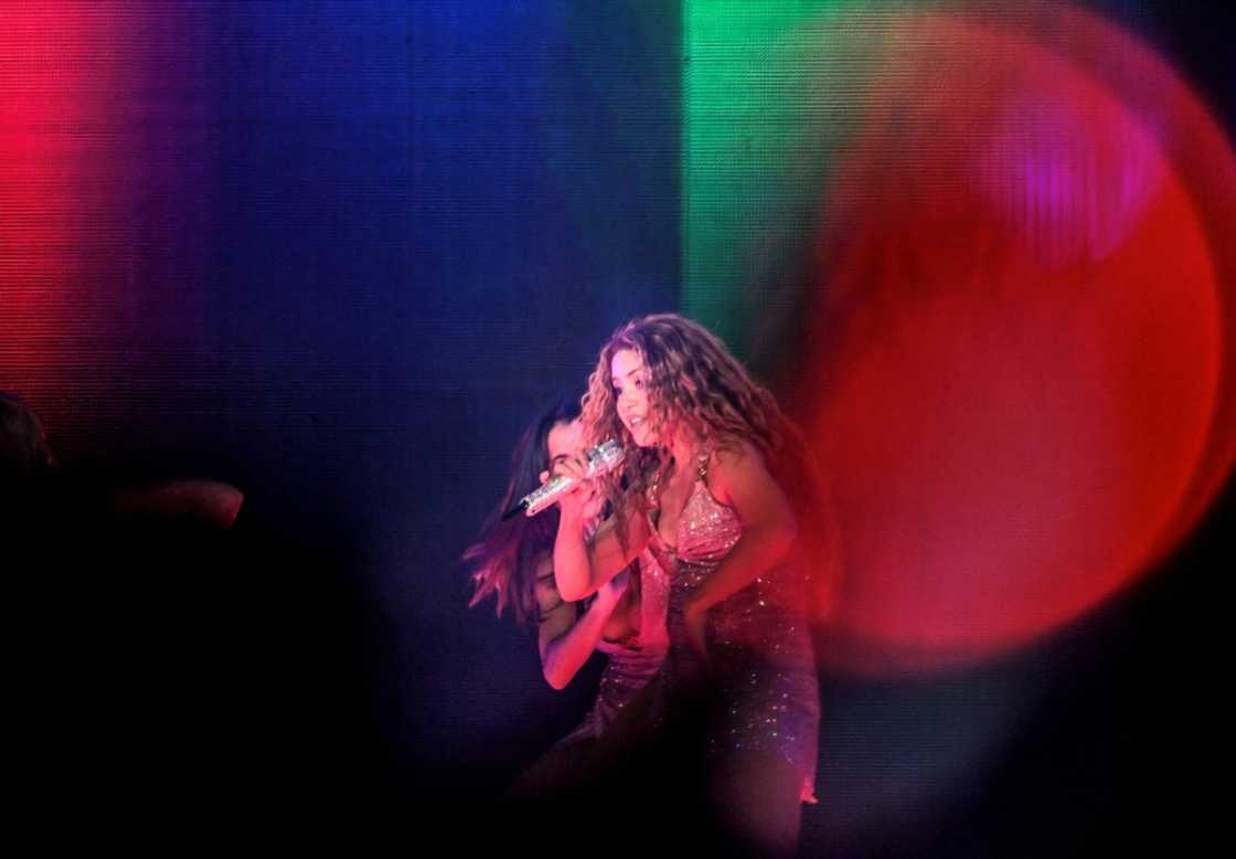 Colombian singer Shakira performs during her 'Women Don't Cry Anymore' world tour in Mexico City Colombian singer Shakira performs during her 'Women Don't Cry Anymore' world tour in Mexico City