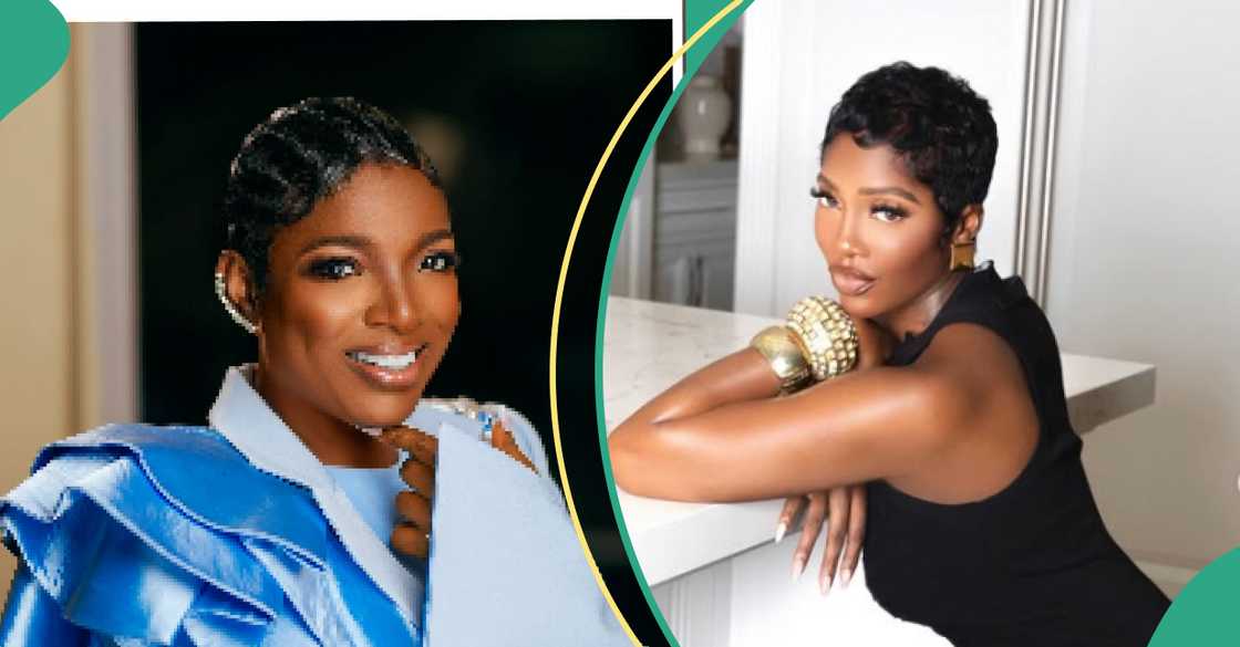 Annie Idibia and Tiwa Saváge party at a club