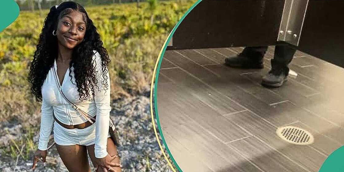 Lady cries out over strange bathroom experience Lady cries out over strange bathroom experience