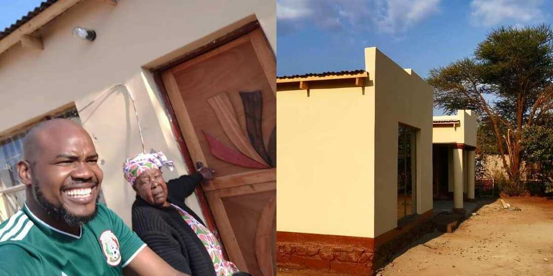 Man spoils his grandma with a new house and birthday party Man spoils his grandma with a new house and birthday party