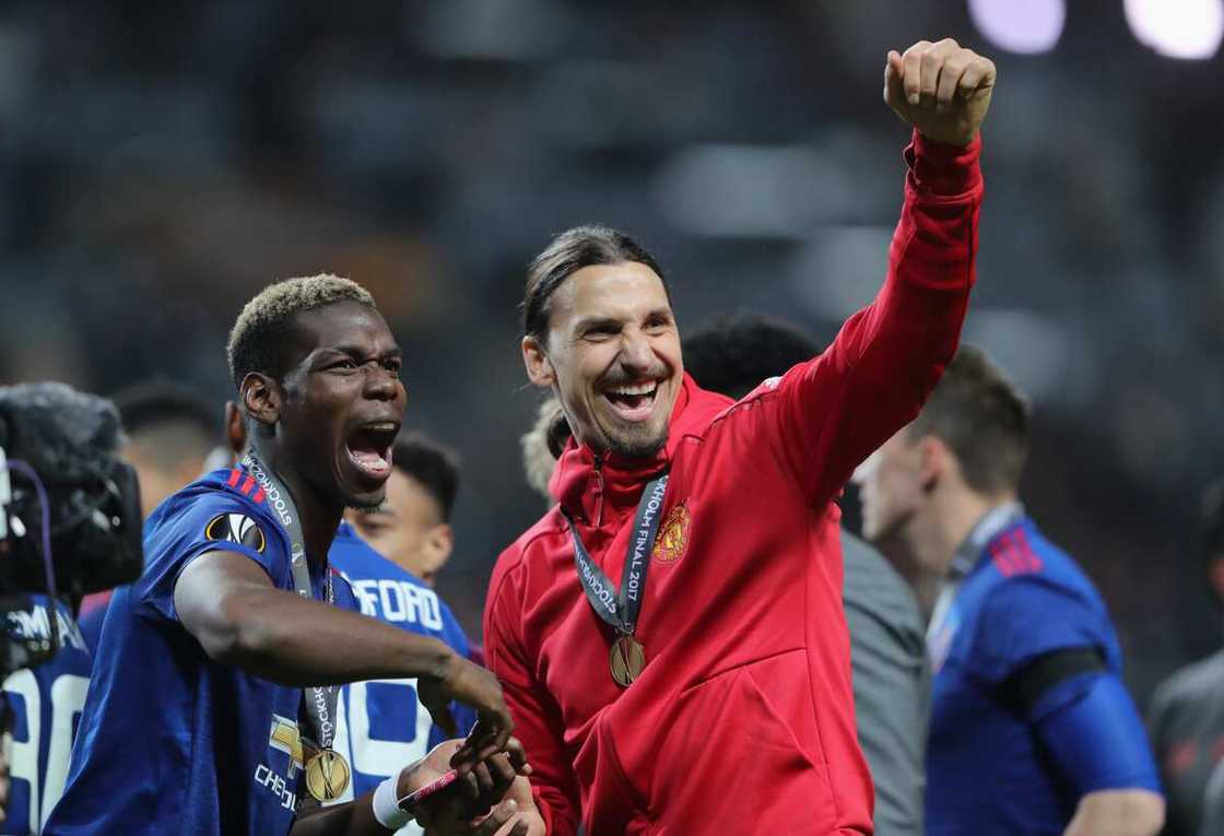 Paul Pogba and Zlatan Paul Pogba and Zlatan
