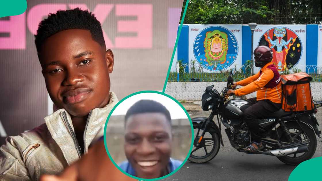 Peller gives man N1 million for dispatch bike. Peller gives man N1 million for dispatch bike.