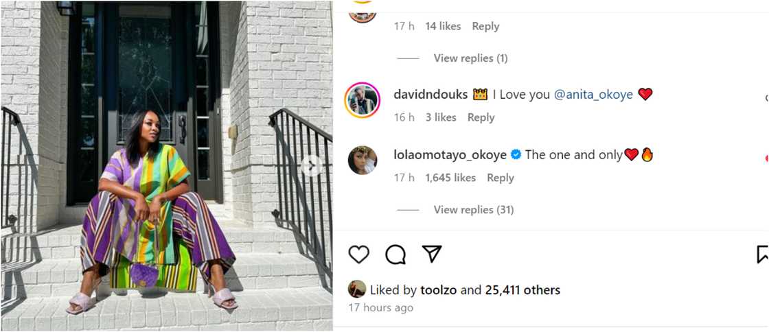 Lola Okoye hails ex-cowife Anita Okoye