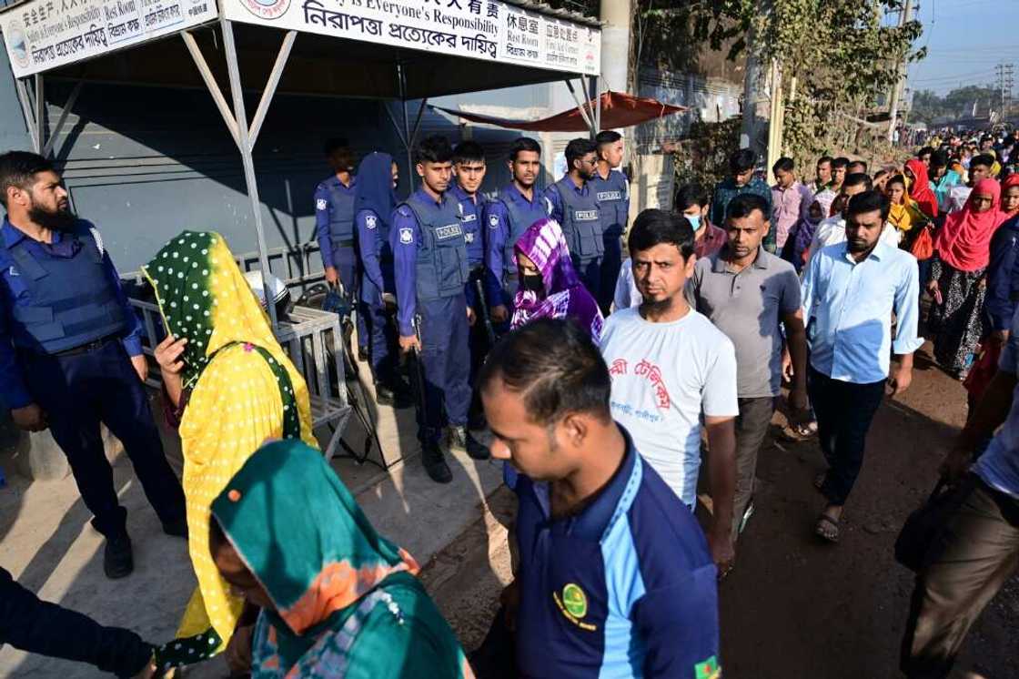 Taslima Akter, head of the Bangladesh Garment Sramik Samhati union, accused police of creating a "climate of fear by threatening workers"