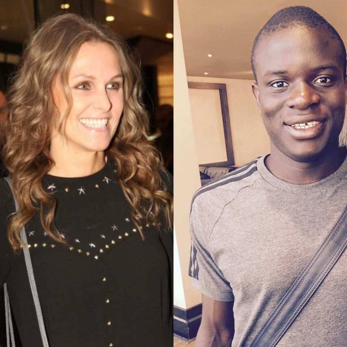 Jude Littler et N'Golo Kante Jude Littler et N'Golo Kante