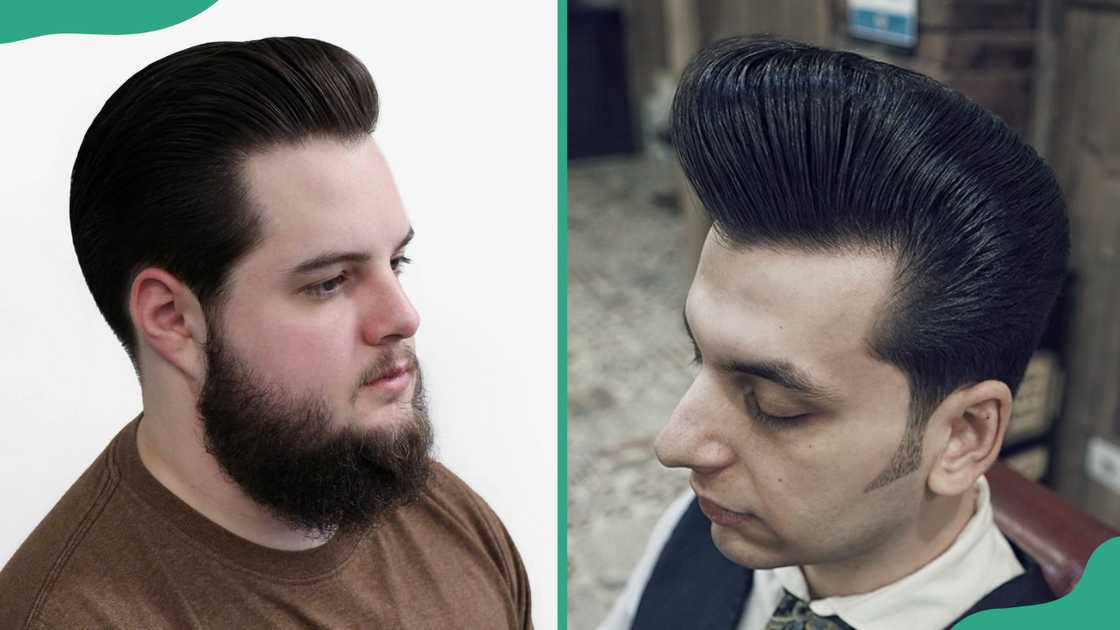Classic pompadour