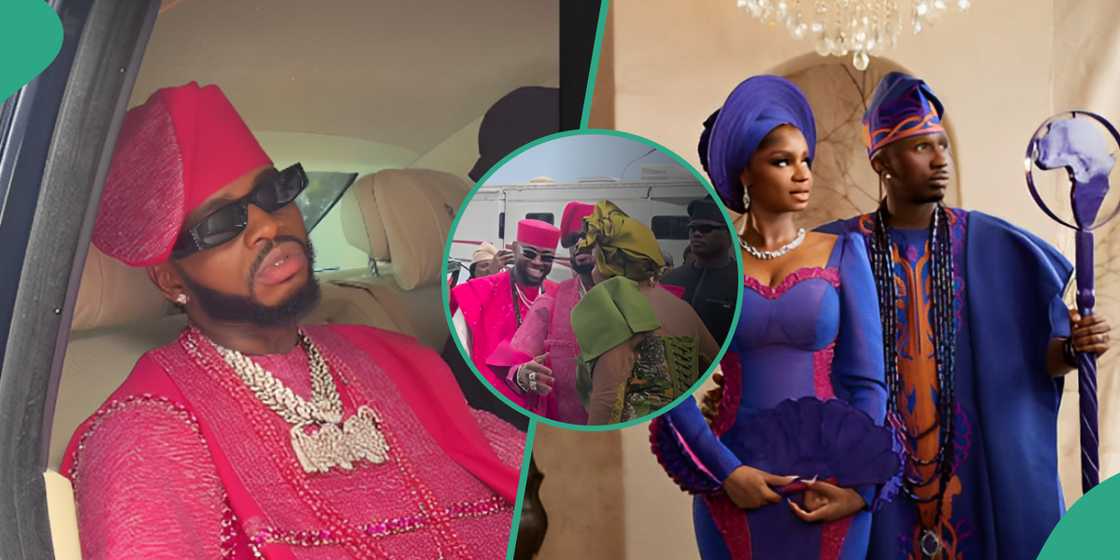 Diamond Platnumz arrives Priscilla Ojo and Juma Jux's wedding Diamond Platnumz arrives Priscilla Ojo and Juma Jux's wedding