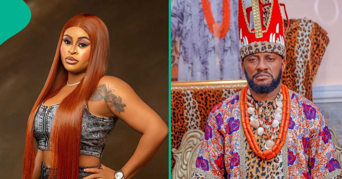 Sarah Martins reacts to newly released movie with Yul Edochie.