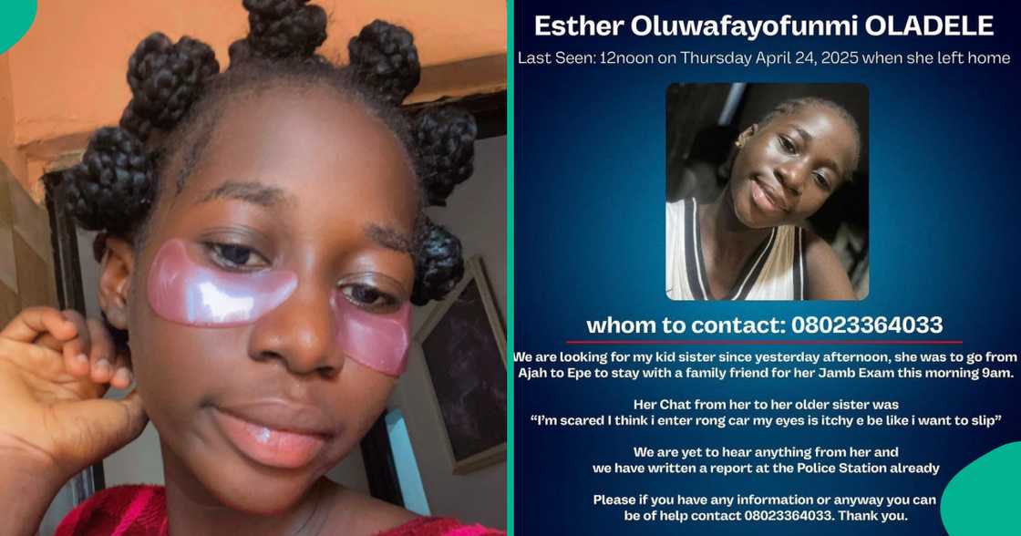 Family gives update on JAMB candidate who went missing in Lagos Family gives update on JAMB candidate who went missing in Lagos