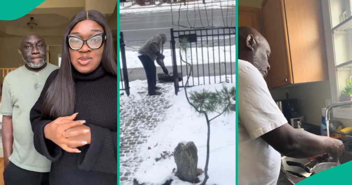 Lady makes people emotional as she shows how her dad has been helping her since arriving in Canada Lady makes people emotional as she shows how her dad has been helping her since arriving in Canada