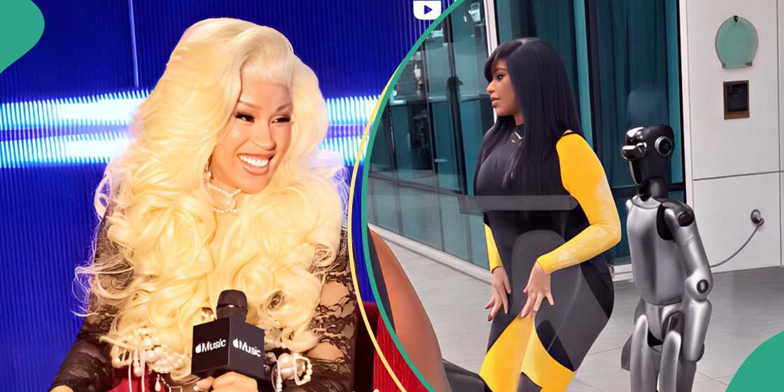 Cardi B’s lap dance takes an unexpected turn with a robot