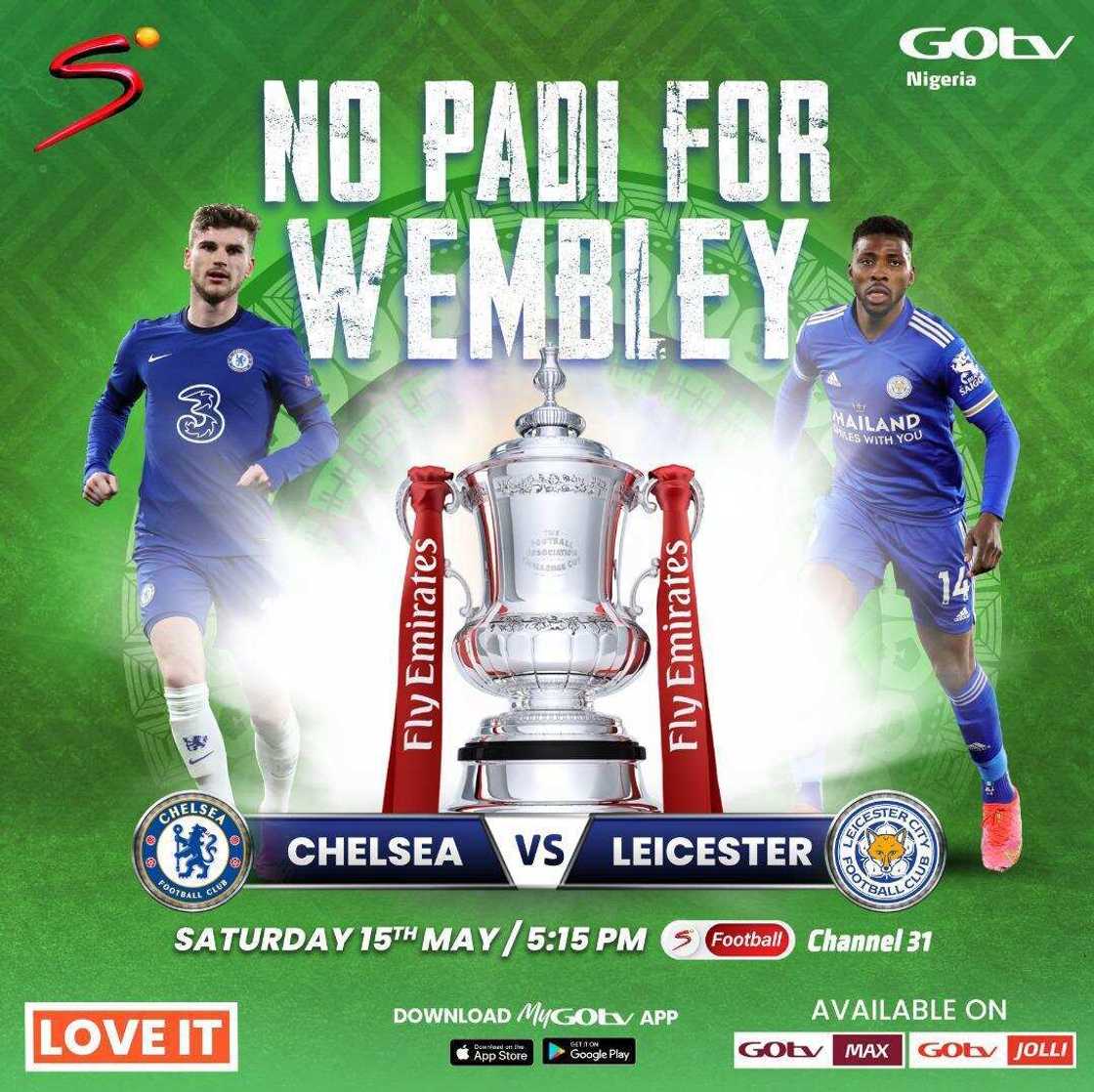 Watch the FA Cup Final Live on GOtv MAX and JOLLI this Saturday Watch the FA Cup Final Live on GOtv MAX and JOLLI this Saturday