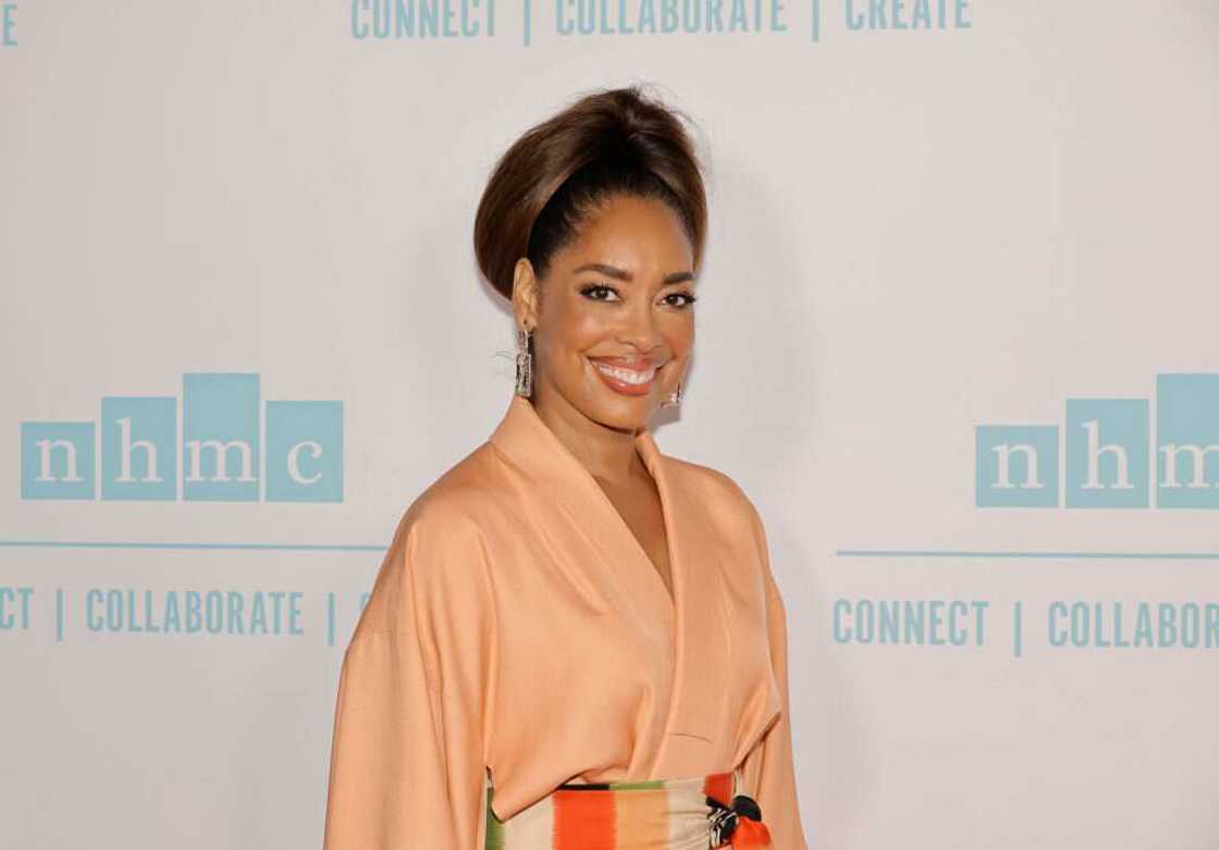 Gina Torres attends the National Hispanic Media Coalition's 2023 Impact Awards Gala at Vibiana in Los Angeles, California Gina Torres attends the National Hispanic Media Coalition's 2023 Impact Awards Gala at Vibiana in Los Angeles, California