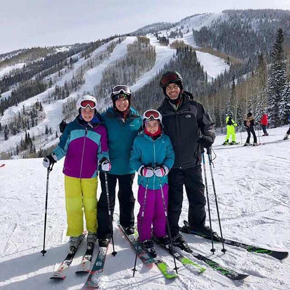 Jen Carfagno and her family Jen Carfagno and her family